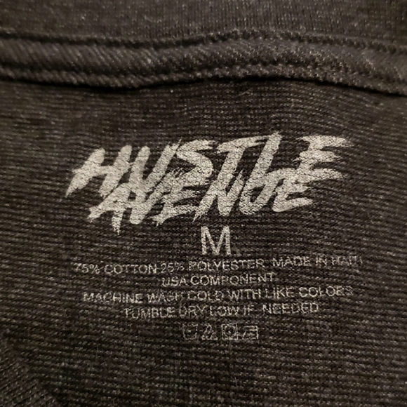 Hustle Avenue Palm Trees and Starts Tshirt Mens M - Picture 5 of 7